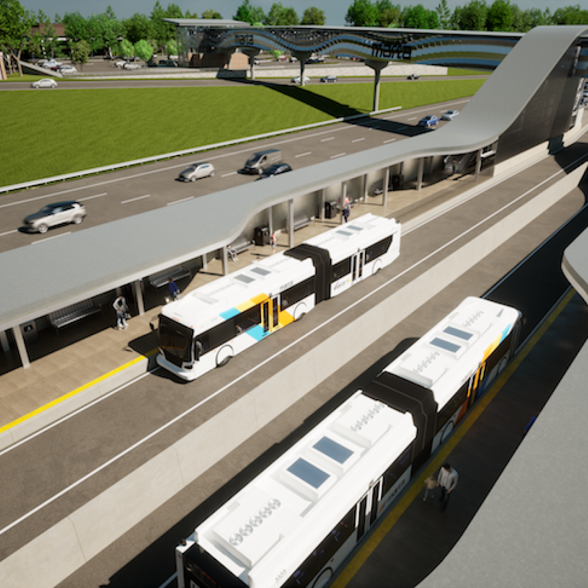 26 renderings: MARTA's vision for rapid bus service on Ga. 400